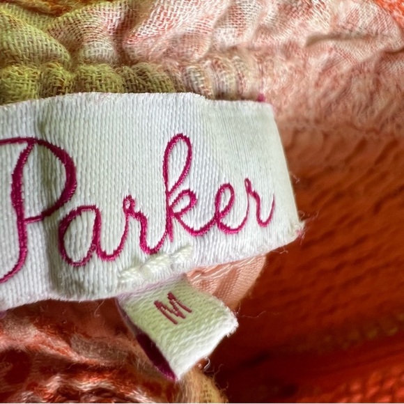 Parker Illy Terracotta Rue Dress size M - Picture 5 of 8